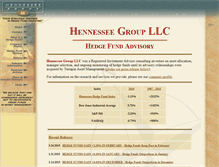 Tablet Screenshot of hennesseegroup.com